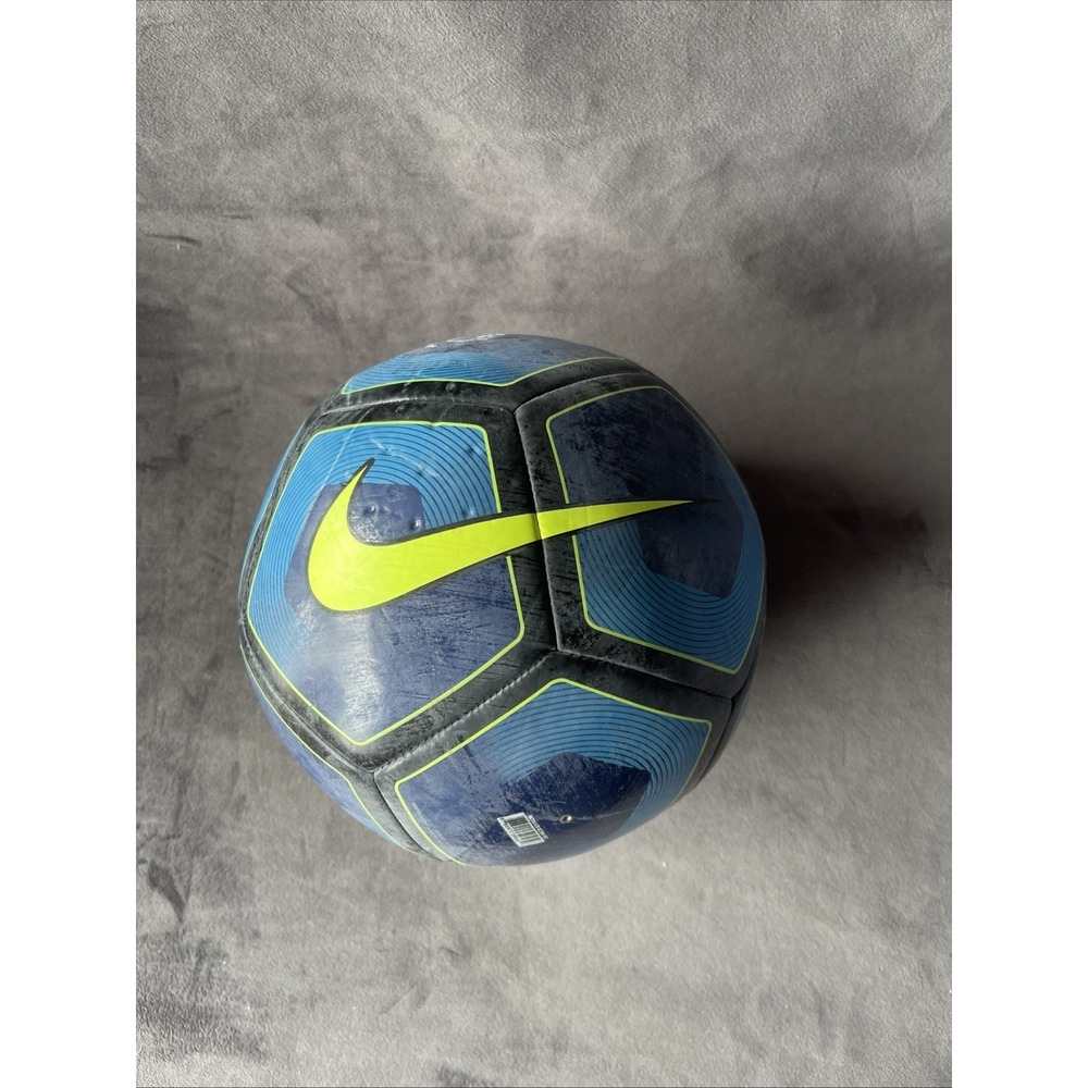 NIKE PITCH PREMIER LEAGUE SOCCER BALL SIZE 4 Blue, And Neon Yellow